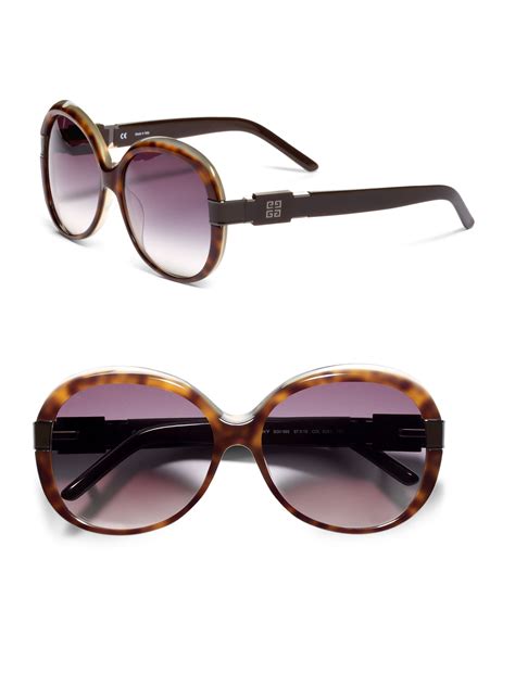 givenchy tortoiseshell studded round sunglasses|Givenchy Sunglasses for Women .